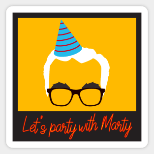 Party with Martin Scorsese Sticker